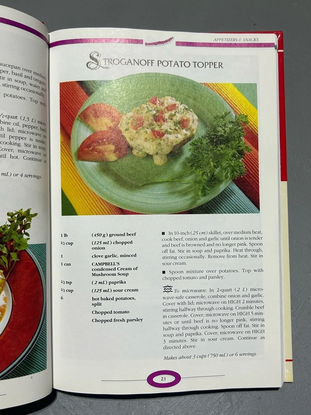 Campbell’s Simply Delicious Recipes Hard Cover Cookbook